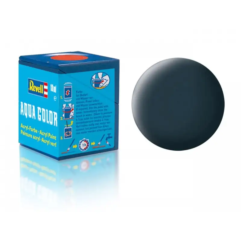 Revell Pintura Aqua Color 69 Gris Granito Mate 18 Ml