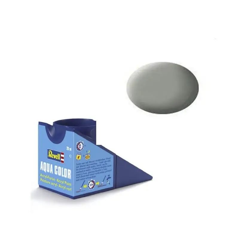 Revell Pintura Aqua Color 75 Gris Piedra Mate 18 Ml