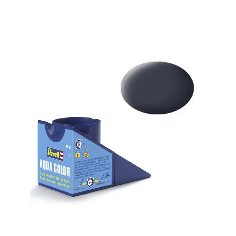 Revell Pintura Aqua Color 78 Gris Tanque Mate 18 Ml