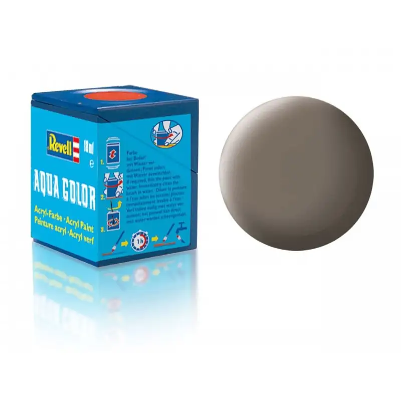 REVELL Pintura Aqua Color 87 Cafe Tierra Mate 18 mL