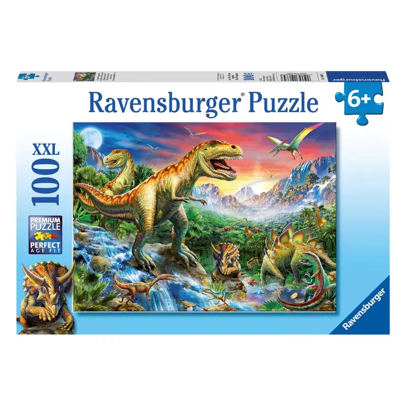 Ravensburger Rompecabezas 10665 3 Dinosaurios Prehistoricos 100 Piezas