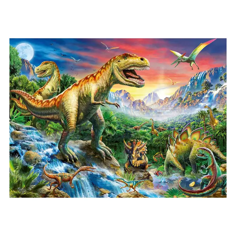 Ravensburger Rompecabezas 10665 3 Dinosaurios Prehistoricos 100 Piezas