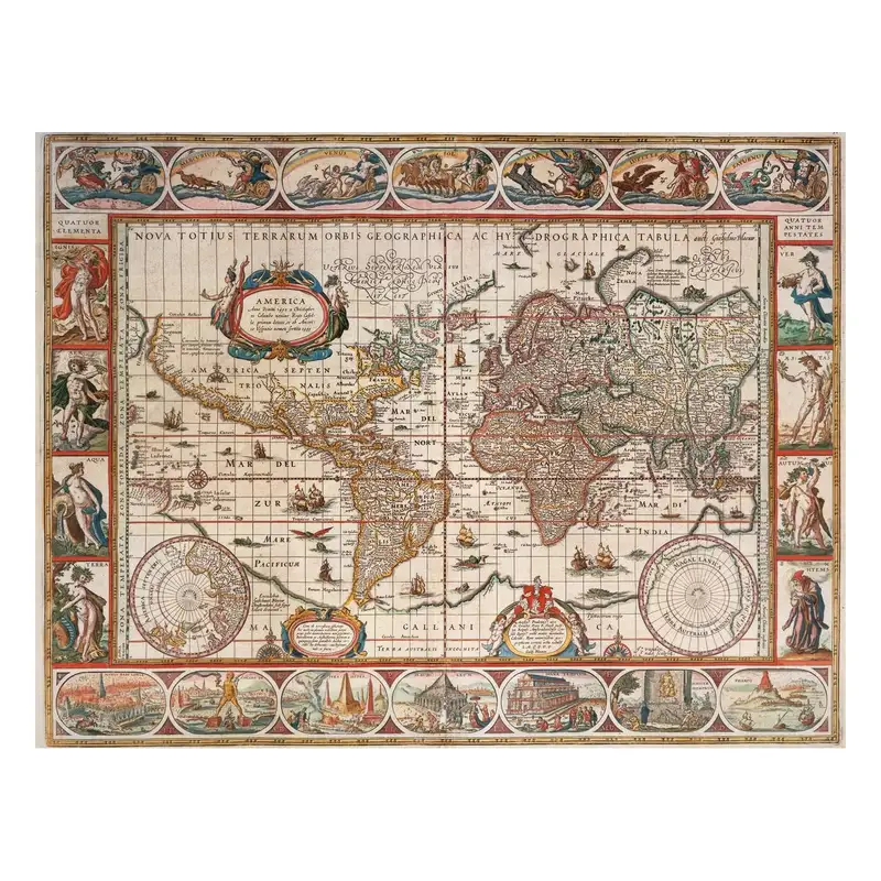 Ravensburger Rompecabezas 16633 6 Mapa Del Mundo De 1650 (3)