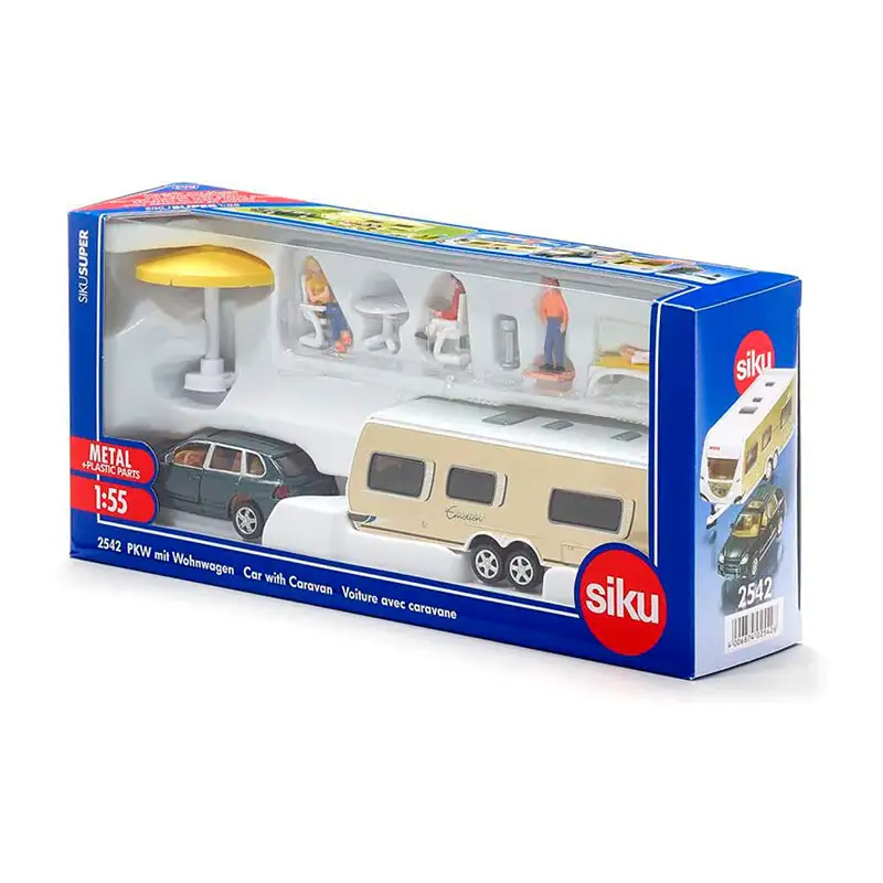 Siku Car With Caravan 2542