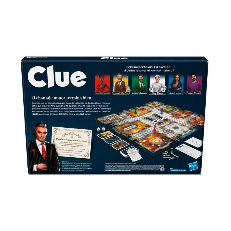 Hasbro Clue/Cluedo F6420 The Classic Mistery Game