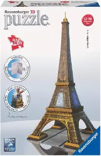 Ravensburger 3D Rompecabezas Torre Eiffel 216 Piezas