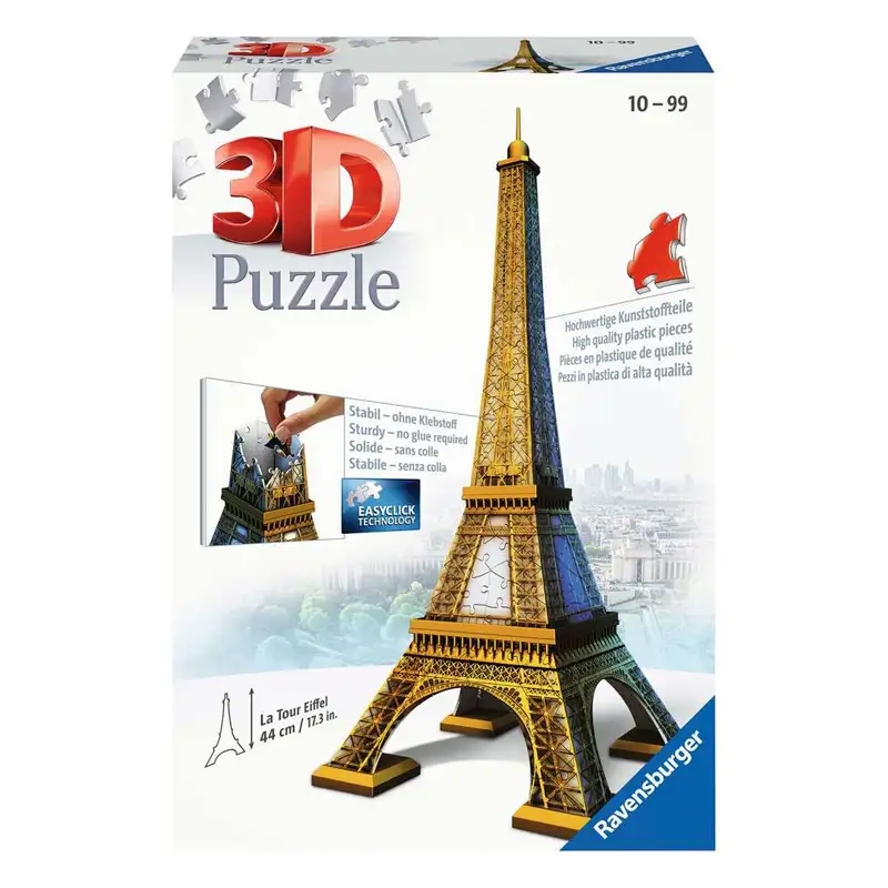 Ravensburger 3D Rompecabezas Torre Eiffel 216 Piezas