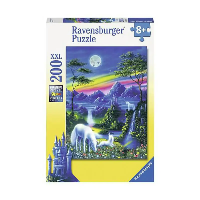 RAVENSBURGER MOONLIGHT UNICORNS 200 PCS XXL 12712 2