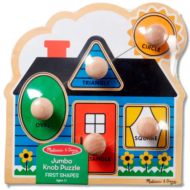 Melissa & Doug 12053 Firts Shapes Large Peg Puzzle