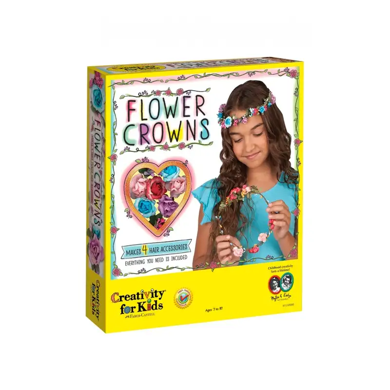 Creativity For Kids 1130000  Kit de Artesania de Corona de Flores