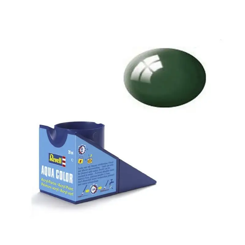 REVELL Pintura Aqua Color 62 Verde Mar Brillante 18 mL