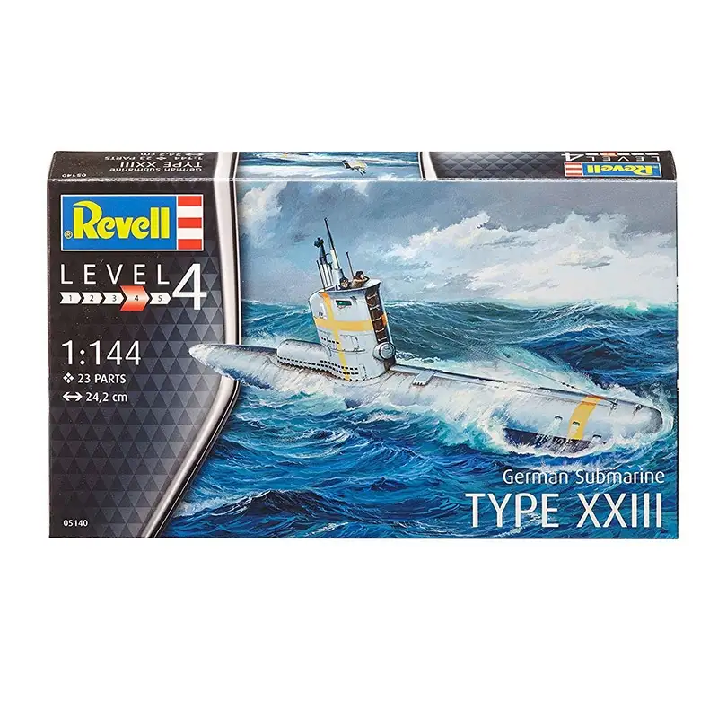 REVELL Modelo 5140 Model Kit German Submarine Type Xxiii Scale 1144