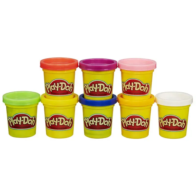 HASBRO Play-Doh A7923AS00 Paquete de Latas de Masa de Modelado de Arcoiris