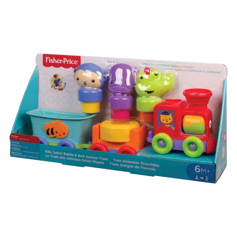 Mattel Fisher Price Dmc44 Tren Animales Divertidos