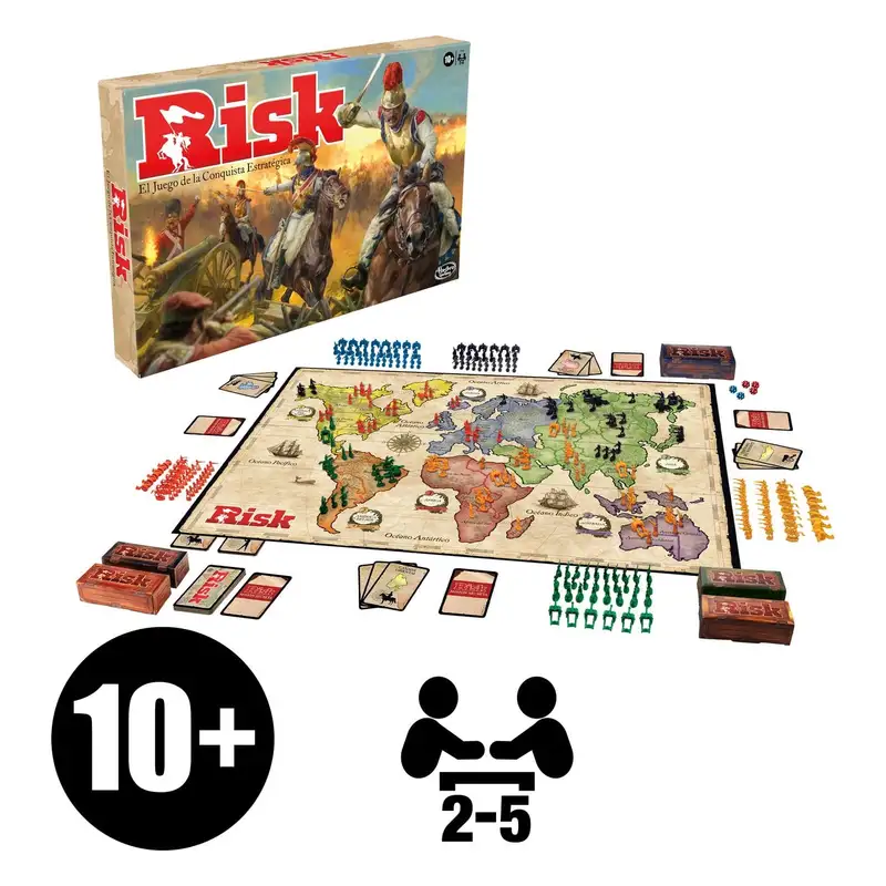 HASBRO Gaming B7404 Juego de Mesa Risk