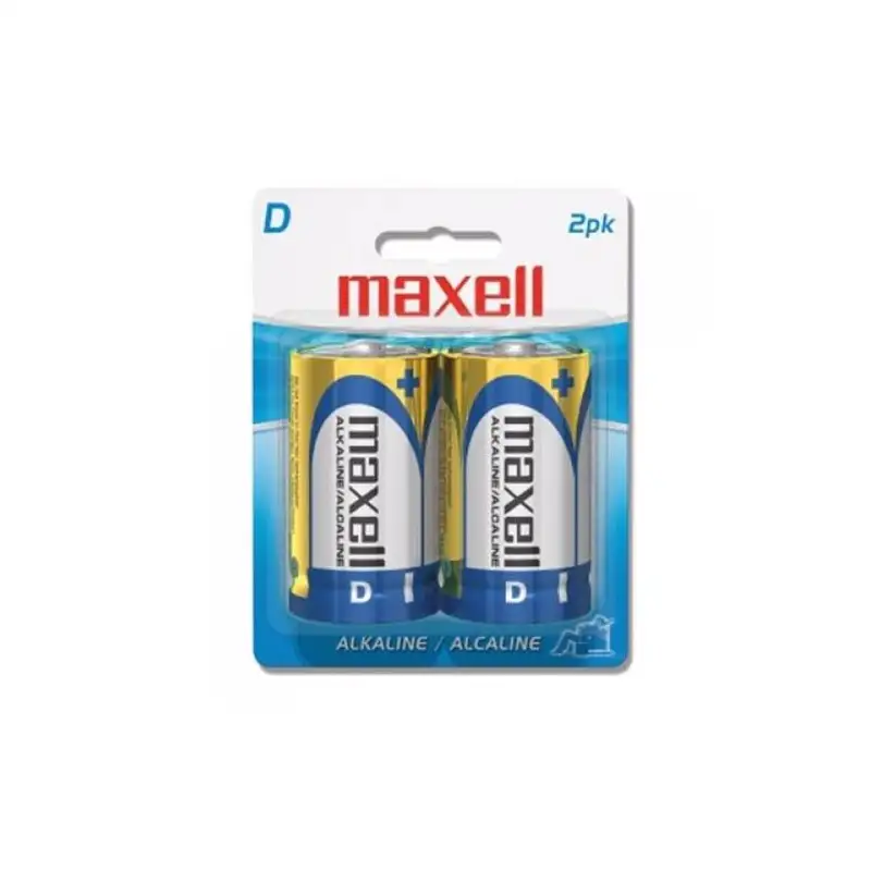 MAXELL A000156 Blister Bateria Alcalina Maxell Tipo D 2 Pack