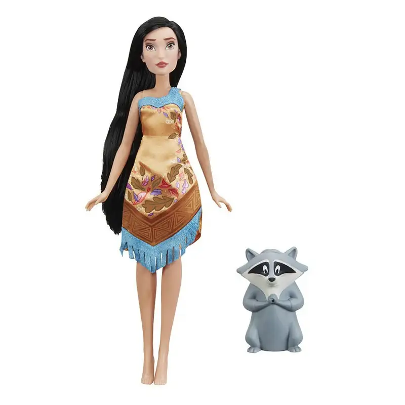 HASBRO Disney E0283AS00 Muñeca Pocahontas Los Colores del Bosque Revelan