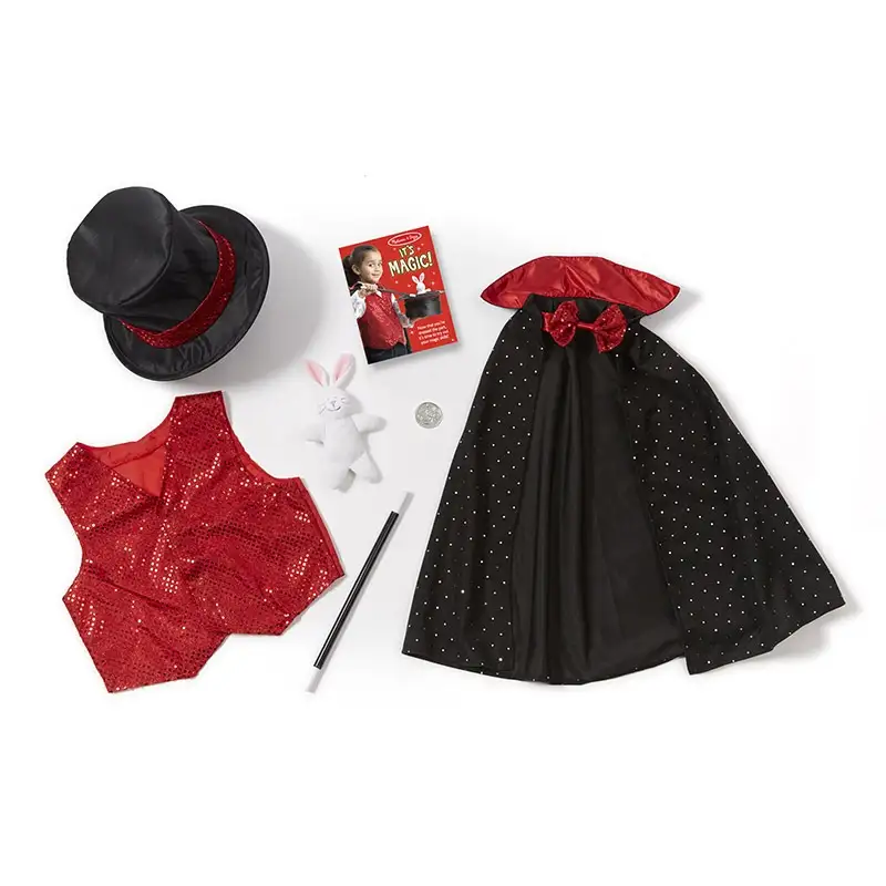 MELISSA & DOUG Pretender y Jugar 18508 Disfraz de Mago y Accesorios