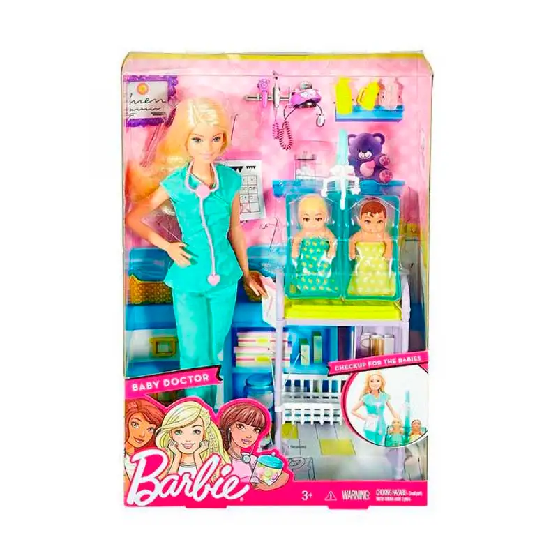 Mattel Barbie Dhb63 Muñeca Yo Puedo Medico Pediatra (Asst 1/6)