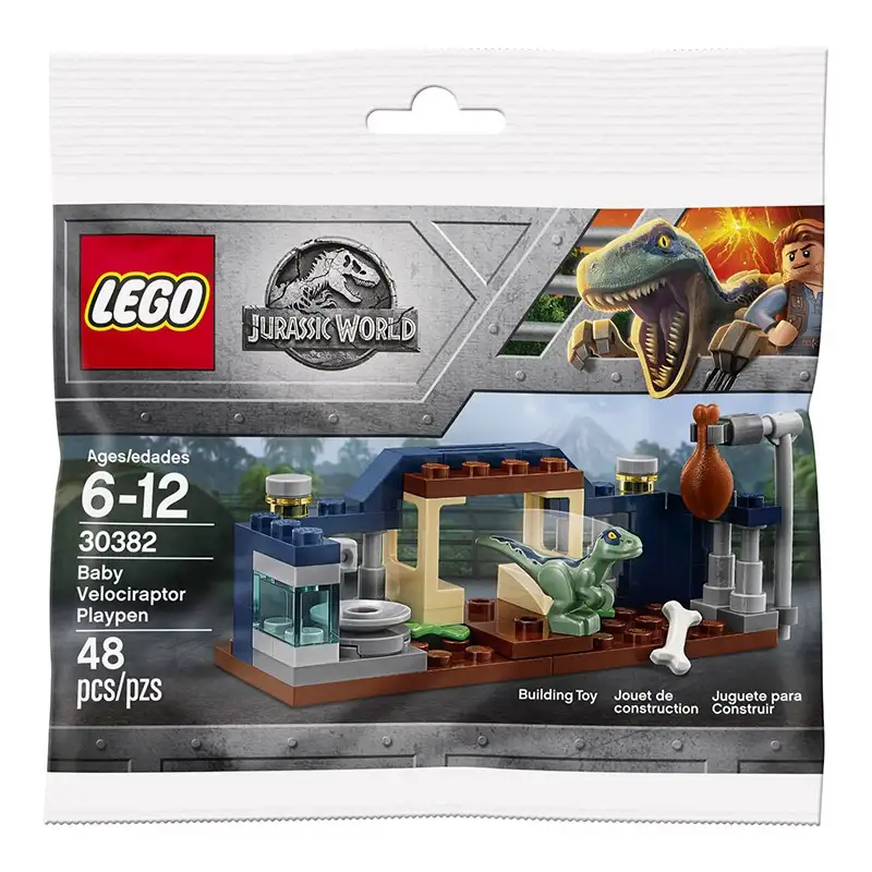 Lego Jurassic World 30382 Baby Velociraptor Playpen