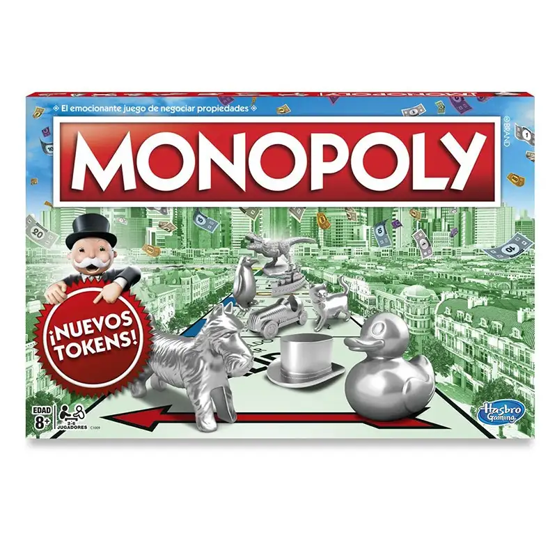 Hasbro Gaming C1009 Juego De Mesa Monopoly Clasico