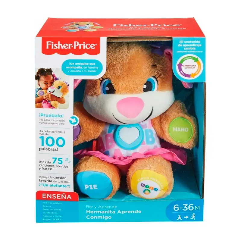 Mattel Fisher Price Ftn31 Rie Y Aprende Hermanita