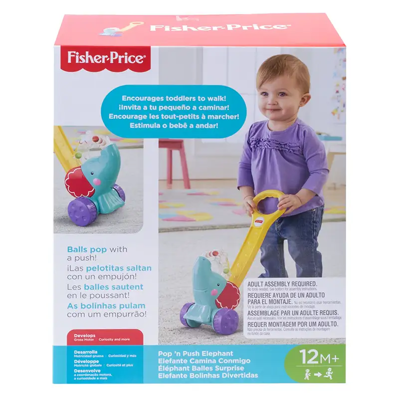 Mattel Fisher Price Y8651 Elefante Camina Conmigo