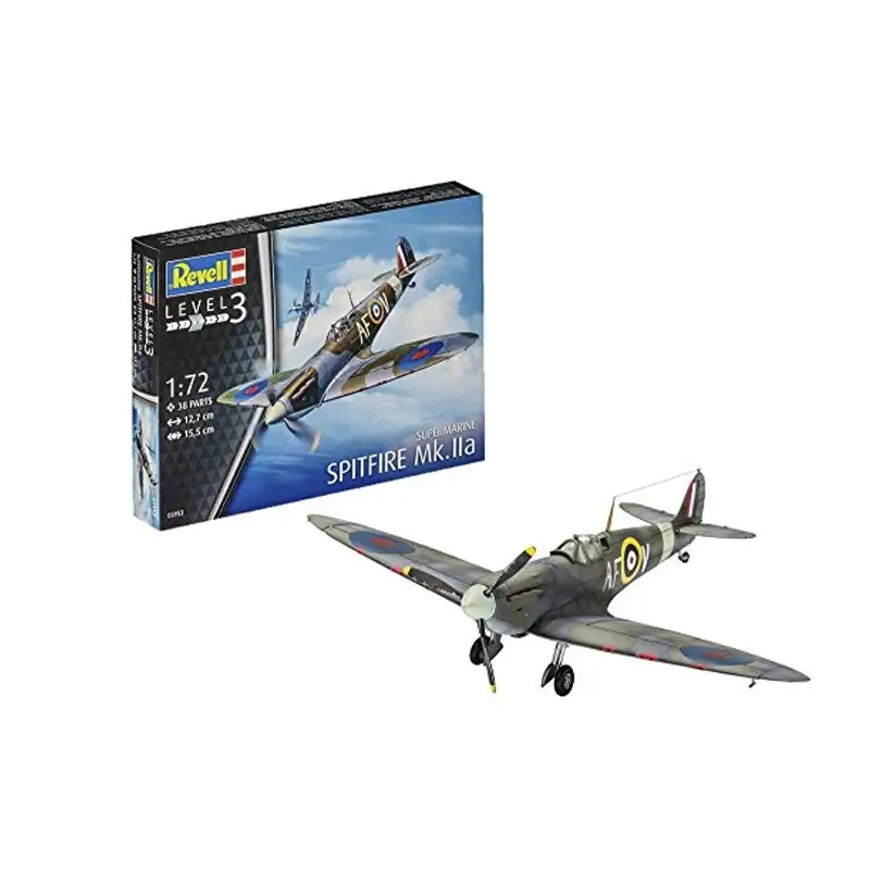 Revell Model Set 63897 Avion De Guerra Supermarine Spitfire Mk.Vb Escala 1:72 Level 3