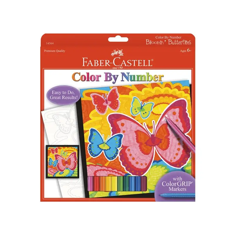 Creativity For Kids 14564 Color Y Pintura Por Número Mariposas Bloomin