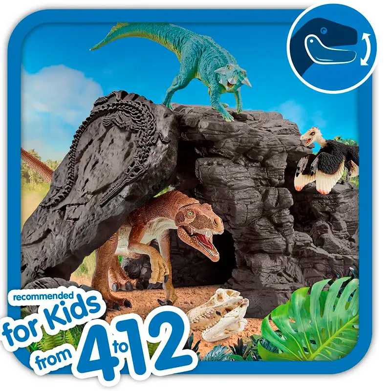 Schleichdinosaur Set With Cave