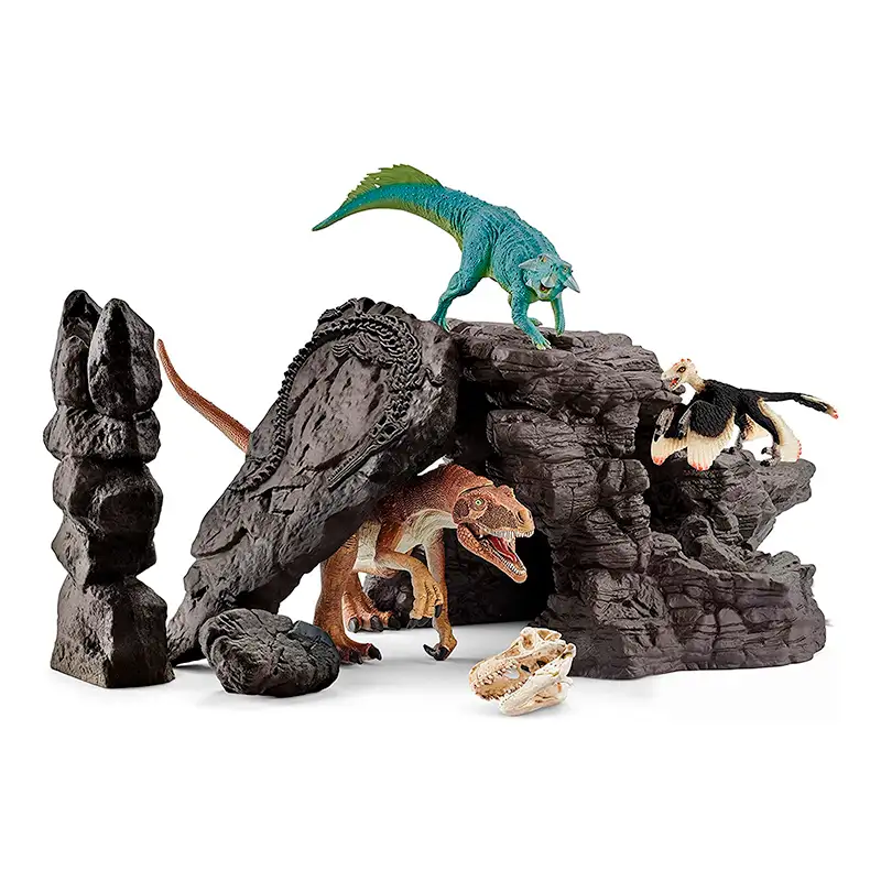 Schleichdinosaur Set With Cave
