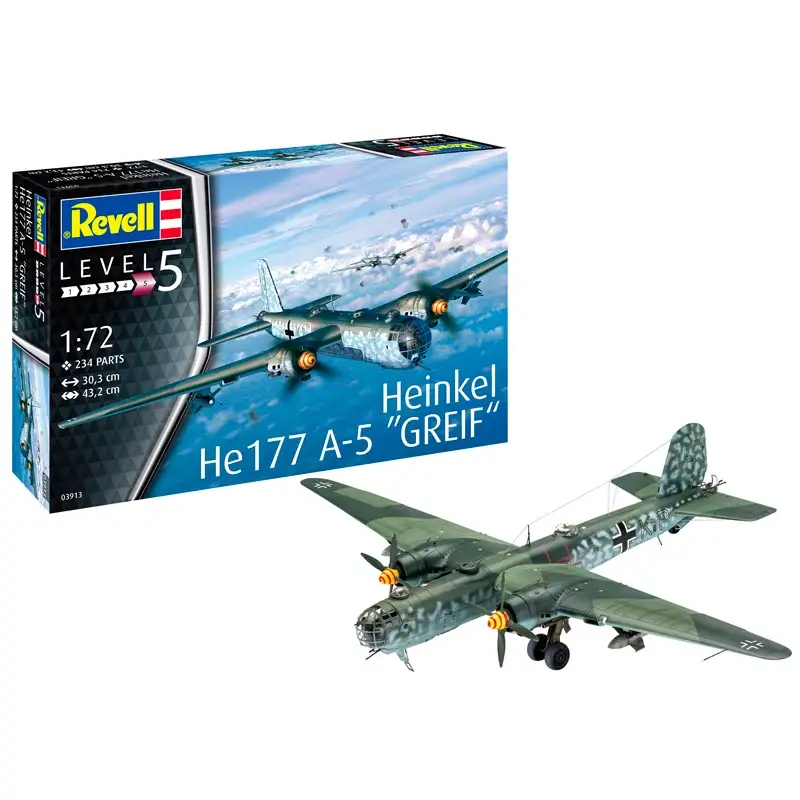 Revell Model 03913 Avion De Combate Heinkel He177 A-5 Greif