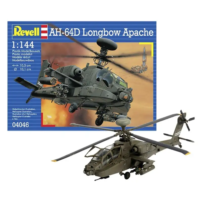 Revell Model 04046 Helicoptero Ah-64D Longbow Apache