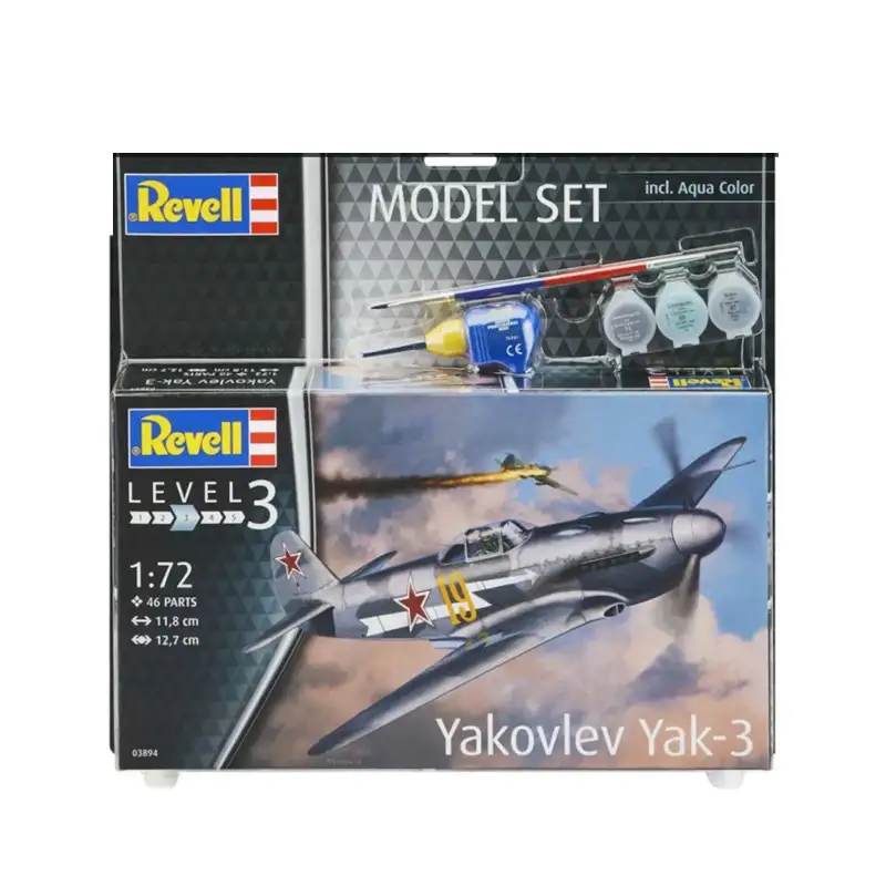 REVELL Modelo Kit 63894 Yakovlev Yak-3 Escala 1:72