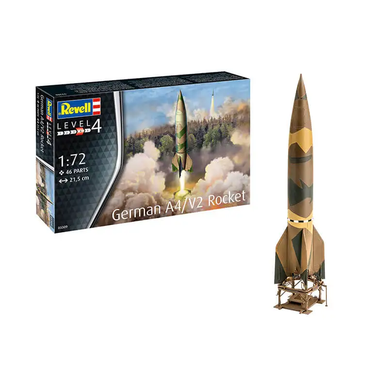 Revell Modelo 03309 Cohete Aleman A4 / V2 Escala 172