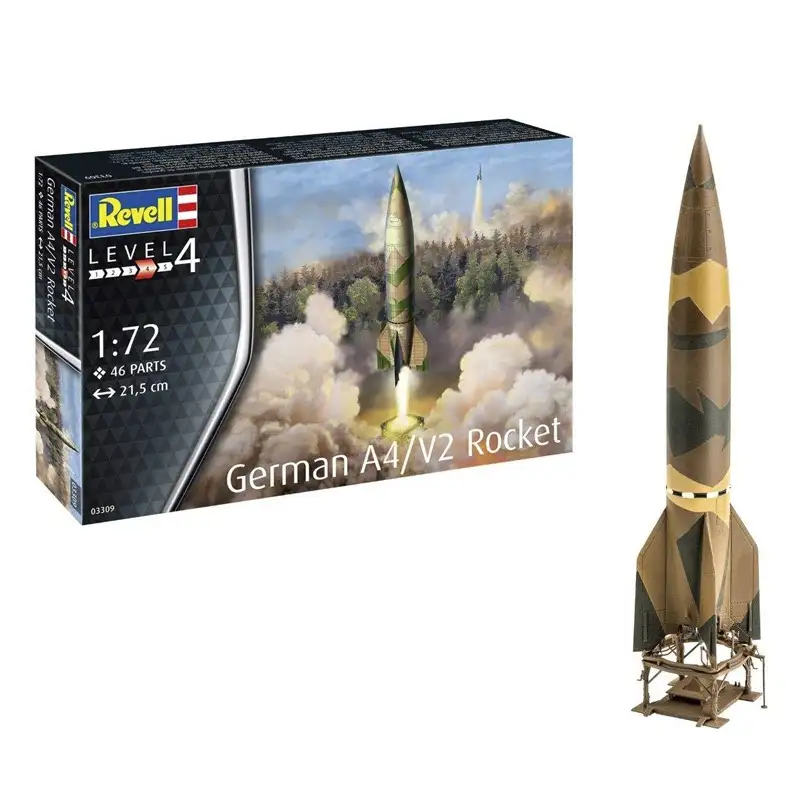 Revell Modelo 03309 Cohete Aleman A4 / V2 Escala 172