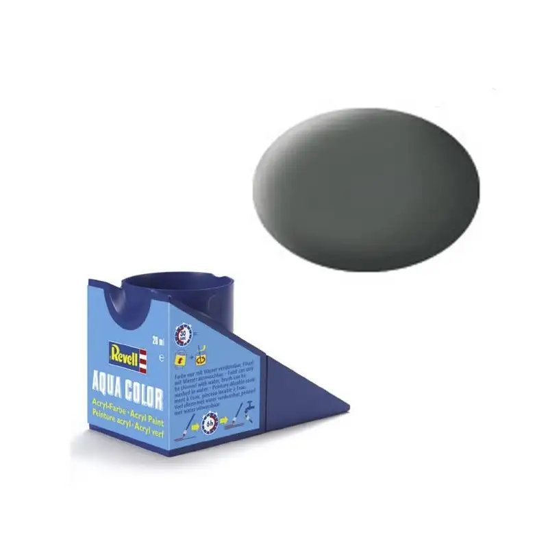 REVELL Pintura Aqua Color 66 Gris Oliva Mate 18 mL