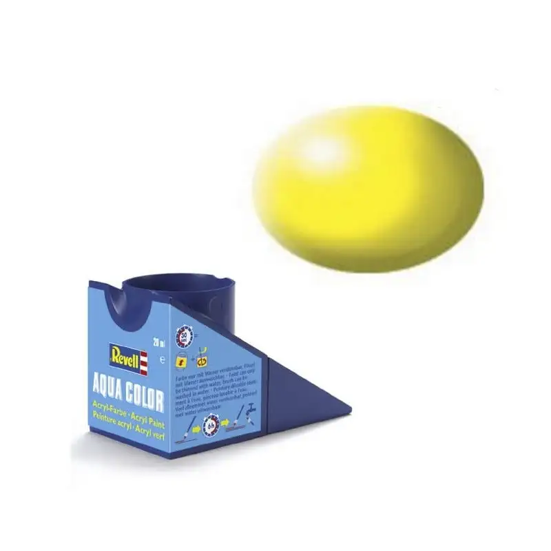 Revell Pintura Aqua Color 312 Amarillo Luminoso Mate Seda 18 Ml