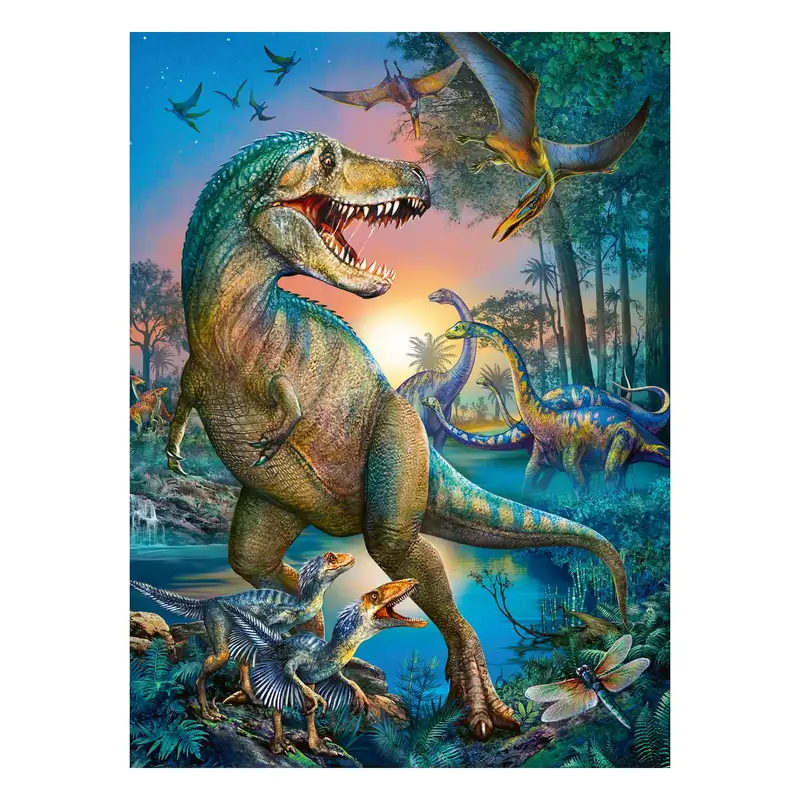 Ravensburger Rompecabeza Para Niño 2D 100521 Prehistoric Giant         150P