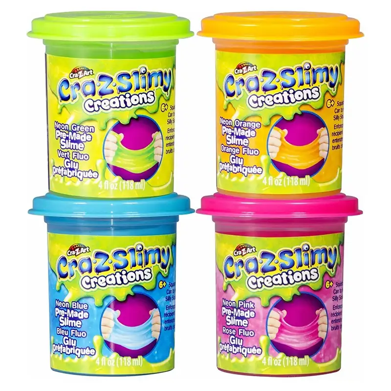 Cra-Z-Slimy Barro Arcilloso 4 Onzas ASST 4