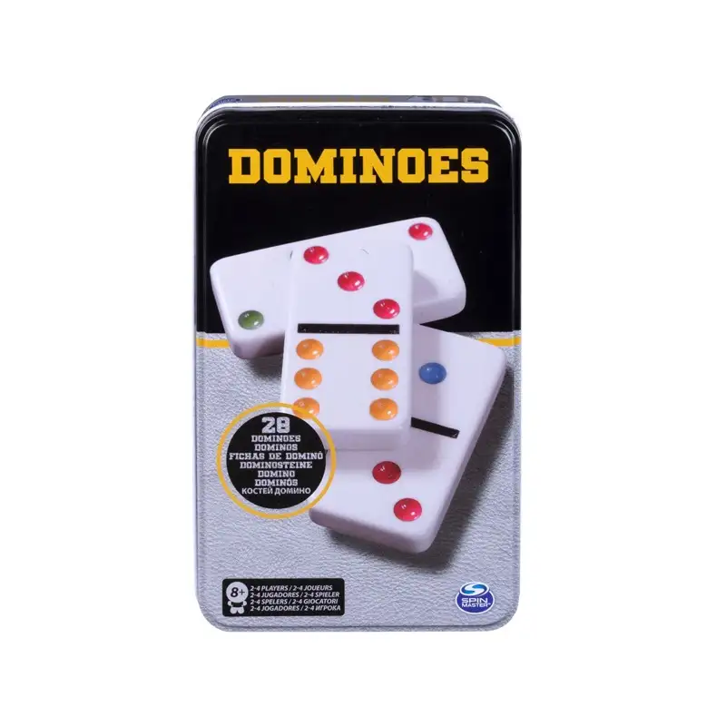 Spin Master Games 6033156 Domino Seis Colores En Lata
