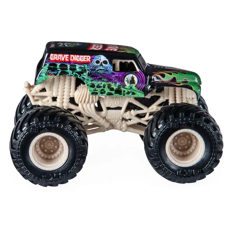 Spin Maste Monster Jam 6044941 Vehiculo X 1 Escala 1.64 Surtido