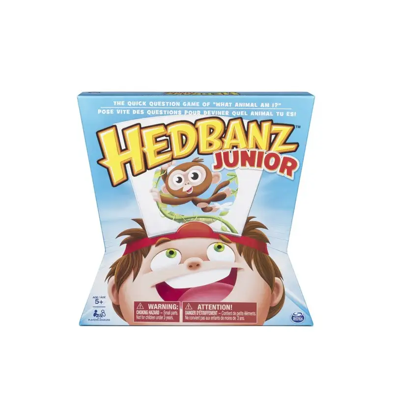 Spin Master Hedbanz Junior 6044289 Juego de Mesa Que Animal Soy?