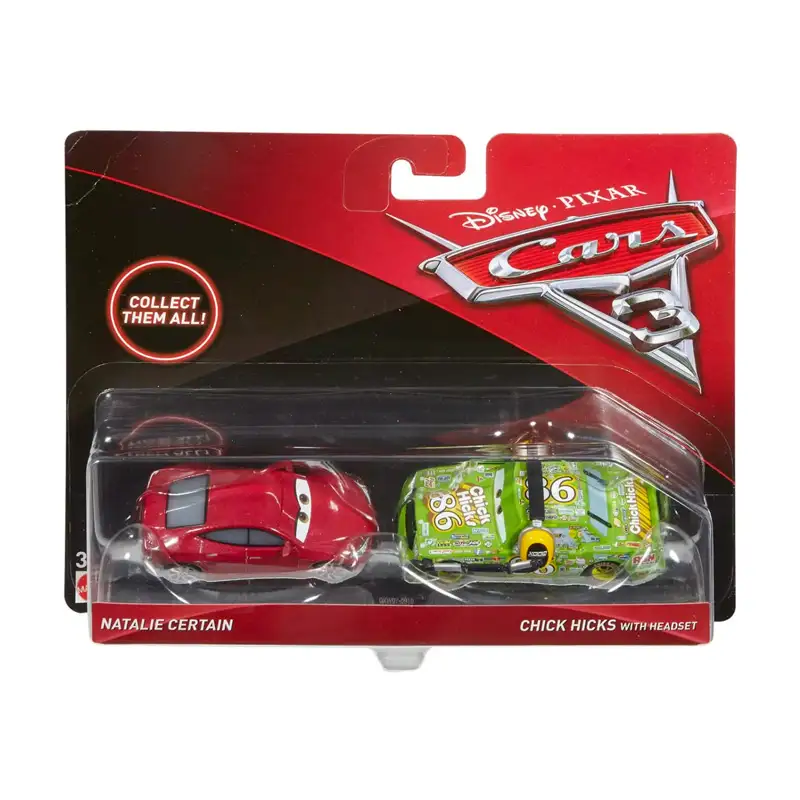 Mattel Disney Pixar Dxv99 Carro Cars 3 2-Pack S5 Surtido