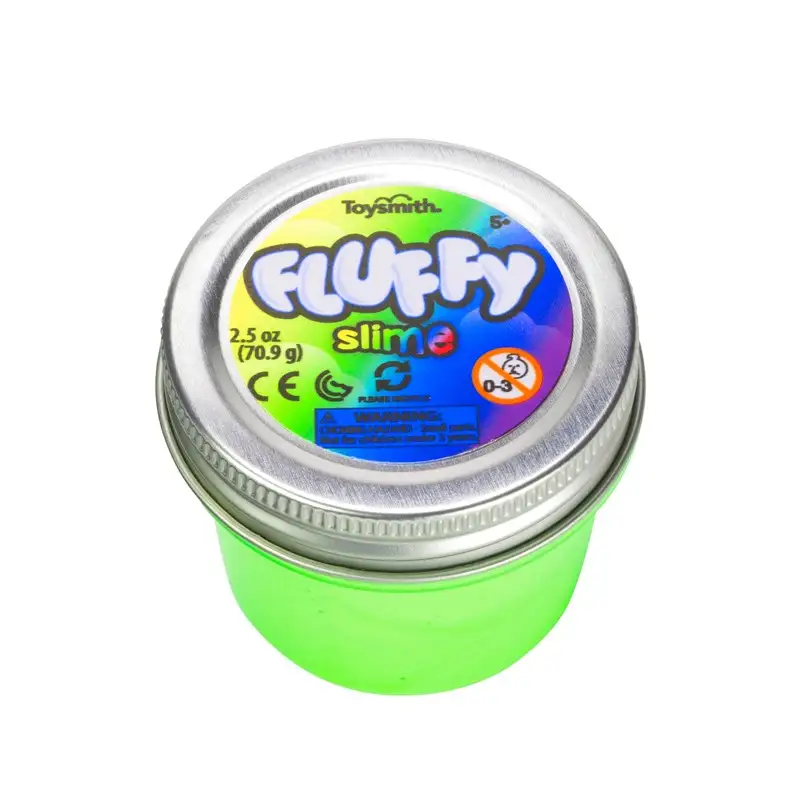 TOYSMITH Slime & Dough 7018 Fluffy Slime Verde (ASST 2/6)