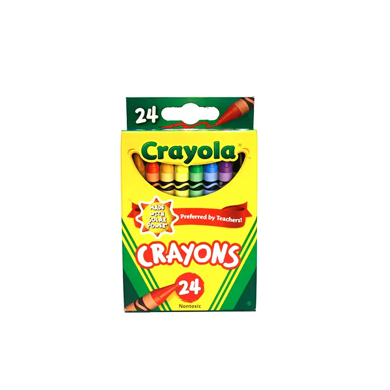 Crayola 523024 Crayones De Cera En Estuche 24 Colores Primarios