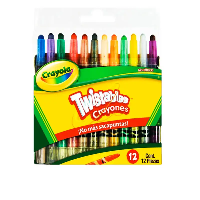Crayola 520784 Crayones Twistables De Cera 12 Colores