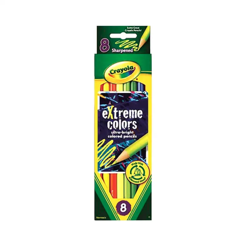 Crayola 681120 Lapices De Colores Extremos 8 Unidades