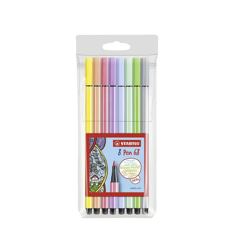 Stabilo 68/8-02 Marcadores Pen 68 De 8 Colores Pastel