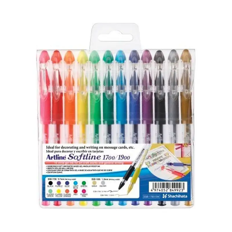Artline AREG81700/12W Boligrafo Gel de 12 Unidades